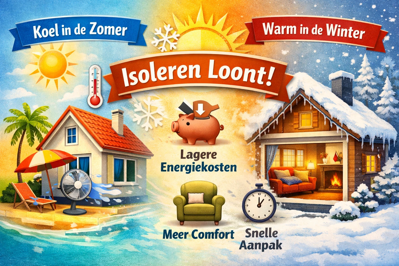 Waarom isoleren in de zomer loont